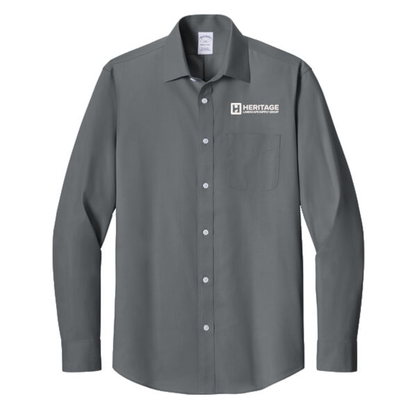    - Wrinkle Free Stretch Pinpoint Spread Collar Shirt Thumbnail