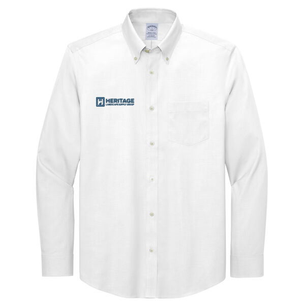   - Tall Wrinkle Free Stretch Pinpoint Shirt Thumbnail