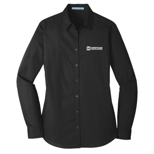    - Women's Long Sleeve Carefree Poplin Shirt Thumbnail