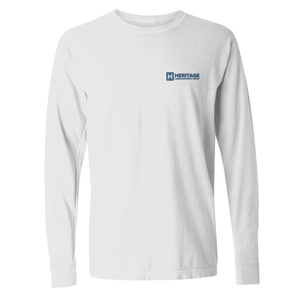   - Unisex Garment-Dyed Heavyweight Long Sleeve T-Shirt Thumbnail