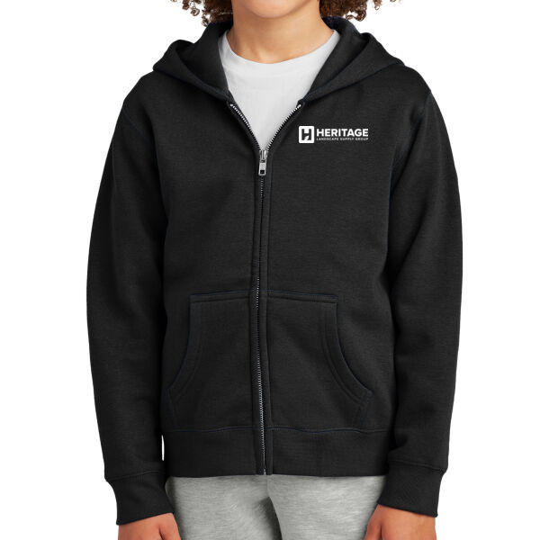   - Youth V.I.T. Fleece Full Zip Hoodie Thumbnail