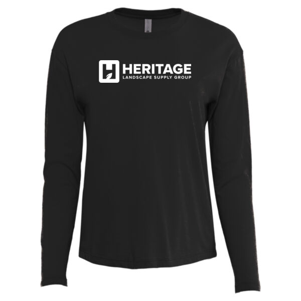   - Women's Cotton Relaxed Long Sleeve T-Shirt Thumbnail