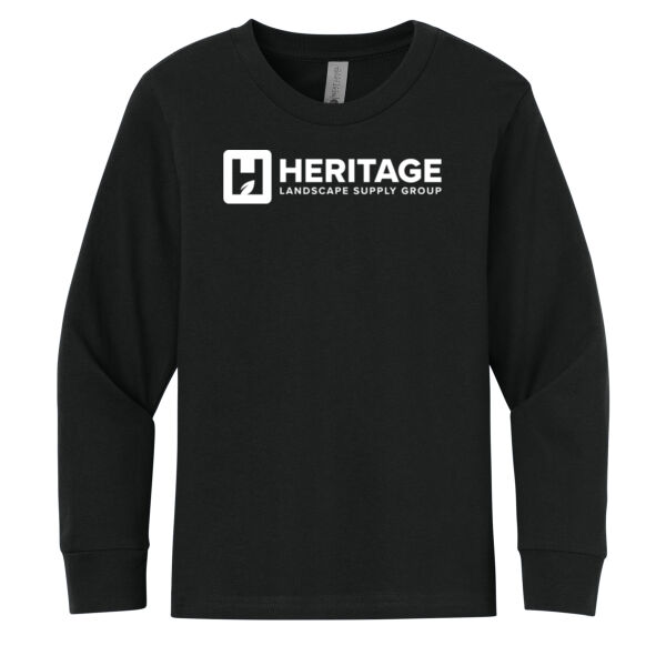   - Youth Cotton Long Sleeve Tee Thumbnail
