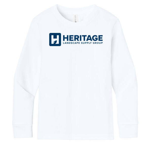   - Youth Cotton Long Sleeve Tee Thumbnail