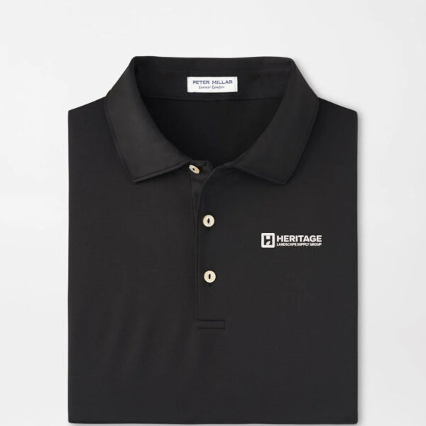    - Solid Stretch Jersey Long Sleeve Polo Thumbnail